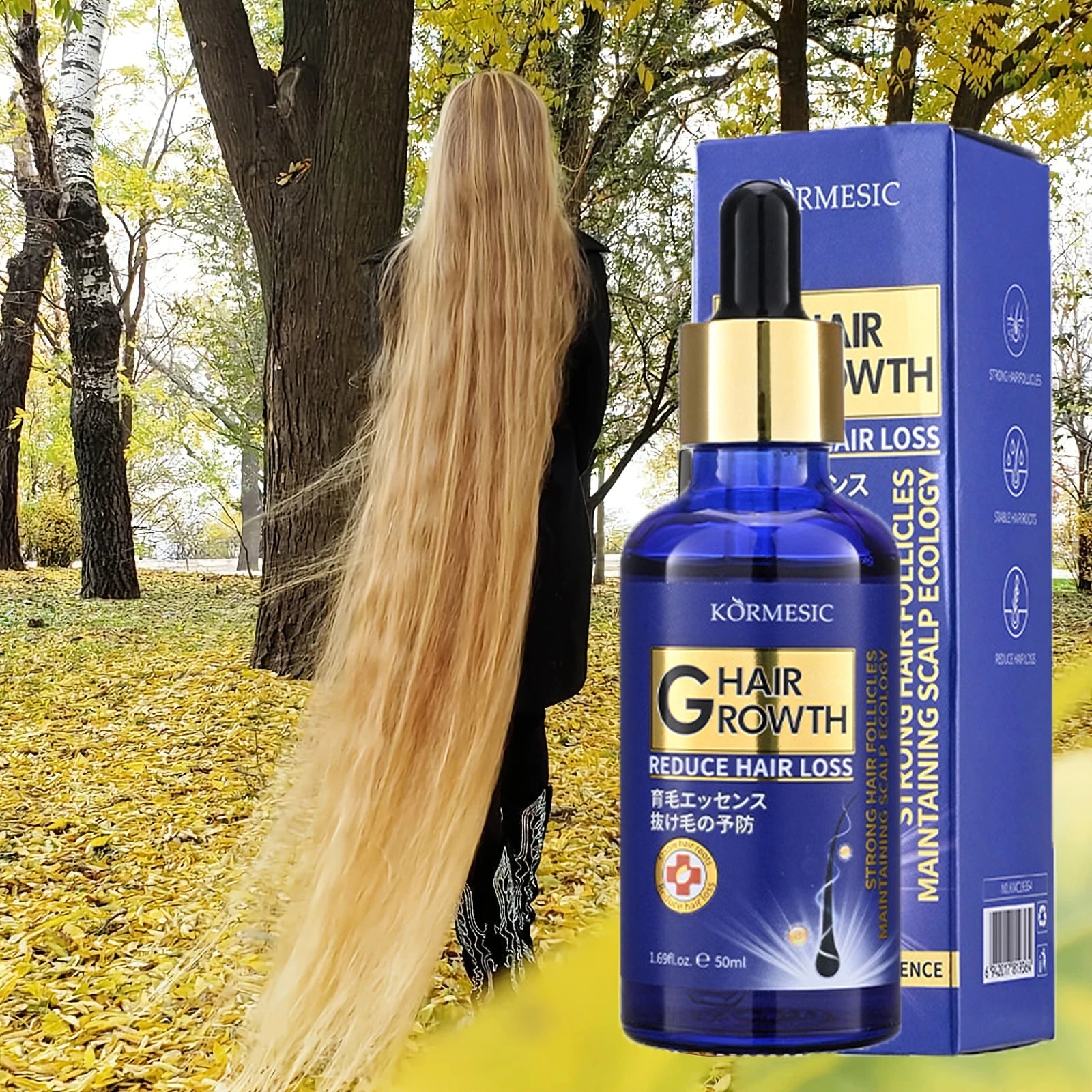 Cobalt Glass Hair Growth Serum — Cobalt Blue | KIMLUD