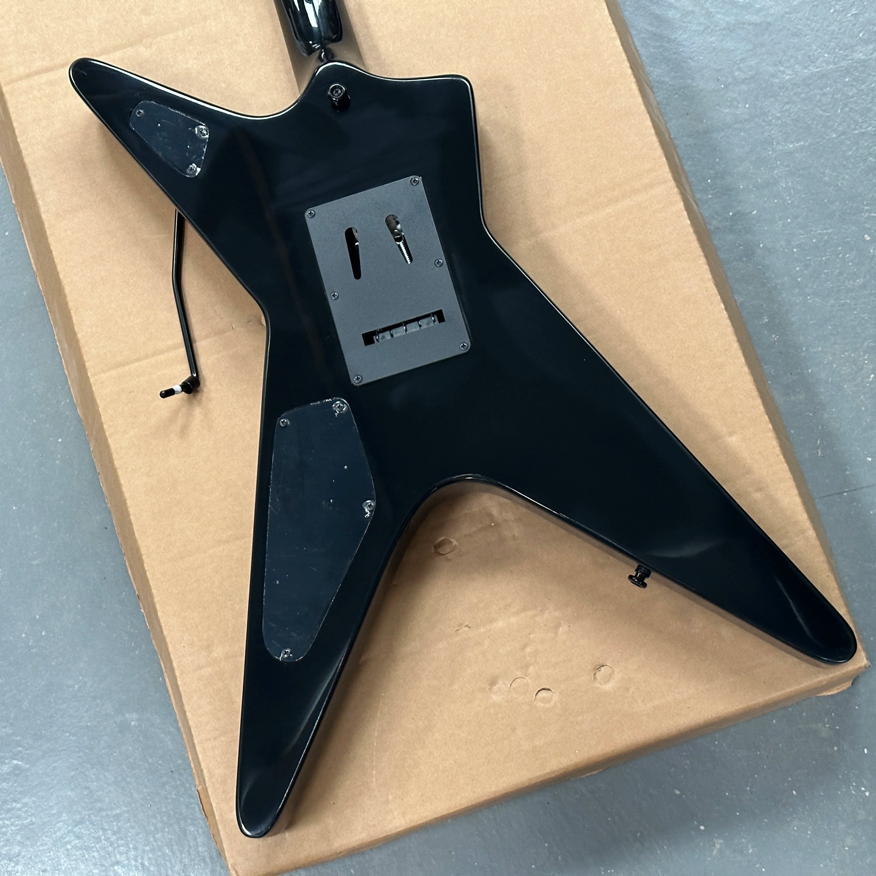 Dimebag-Inspired Electric Guitar Lightning Finish — Electric Blue | KIMLUD