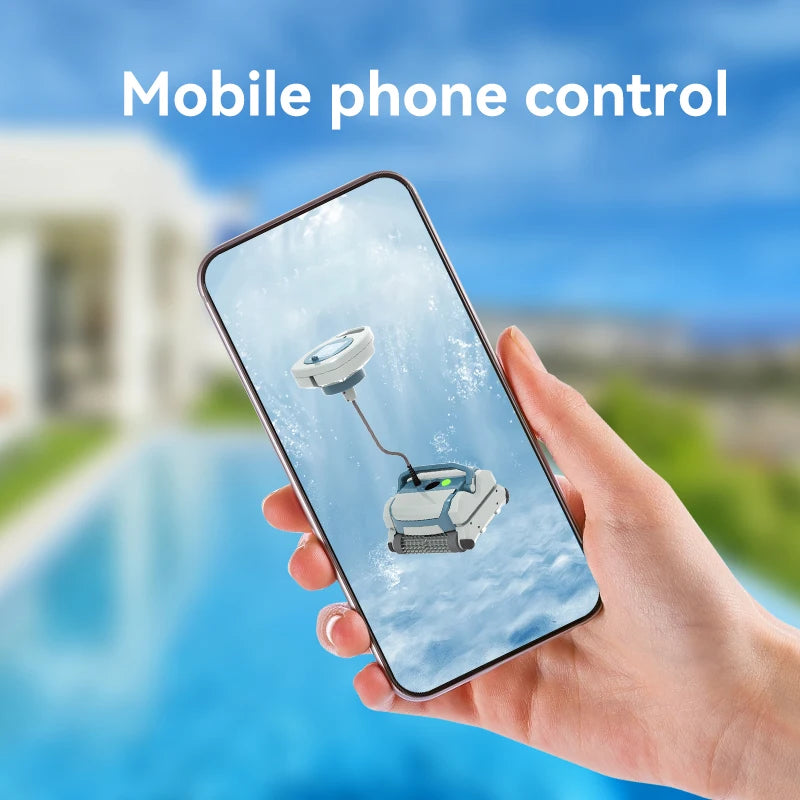 automatic robot pool cleaner smart cordless robotic vacuum  pool cleaner