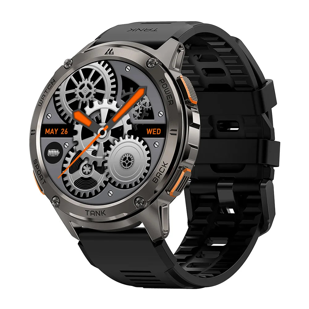2024 KOSPET TANK T3 Smart Watch For Men 500mAh Battery Smartwatch Women Digital Fitness Watches AMOLED AI Voice AOD Bluetooth