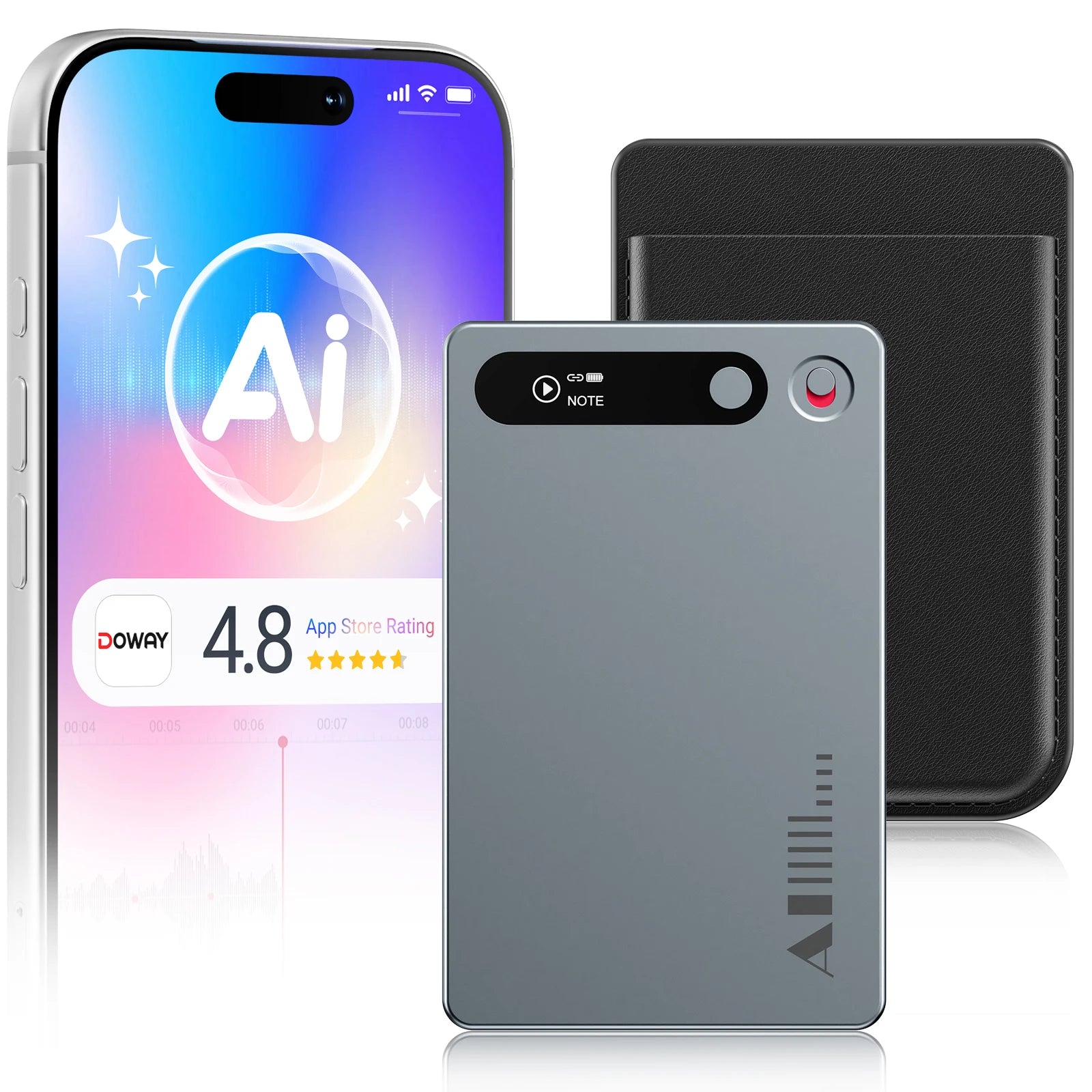 KIMLUD, MECHEN 64GB AI Voice Recorder for Conference & Call 81 Languages Transcription & AI Summary, App Control, Unlimited Cloud, with, KIMLUD Womens Clothes