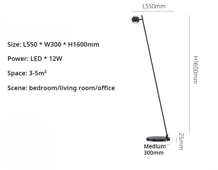 Hot Selling Wind Living Room Sofa Next To The Floor Light Modern Simple Sense Can Rotate The Hand Sensing Bedroom Floor Lamp