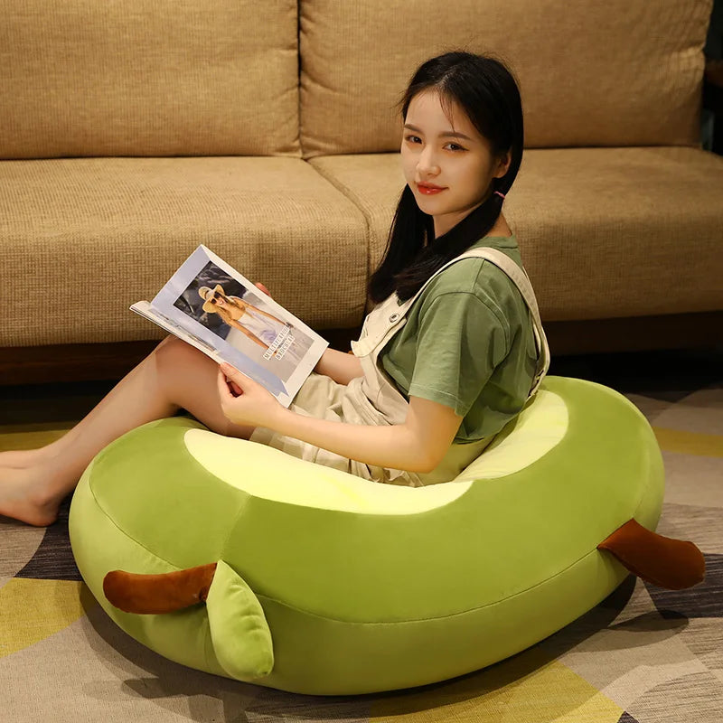 50-100CM Giant Avocado Stuffed Plush Toy Filled Doll Fruit Cushion Pillow Soft Plush Doll Toy Child Baby Girl Birthday Gift