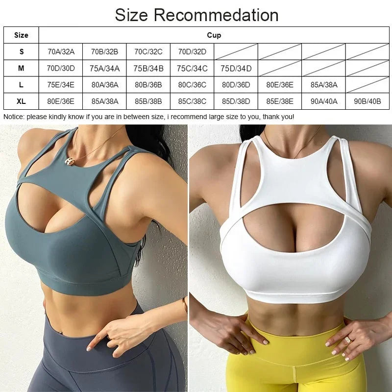 Moisture-Wicking Polyester Crop Top Shock-Proof Pads, Wireless Support — Black | KIMLUD
