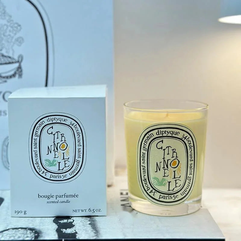 Romantic Limited Diptyques Candles Sakura Scented Fragrance Candle Light Gift High Quality Aromatherapy Perfume Aroma Home Decor
