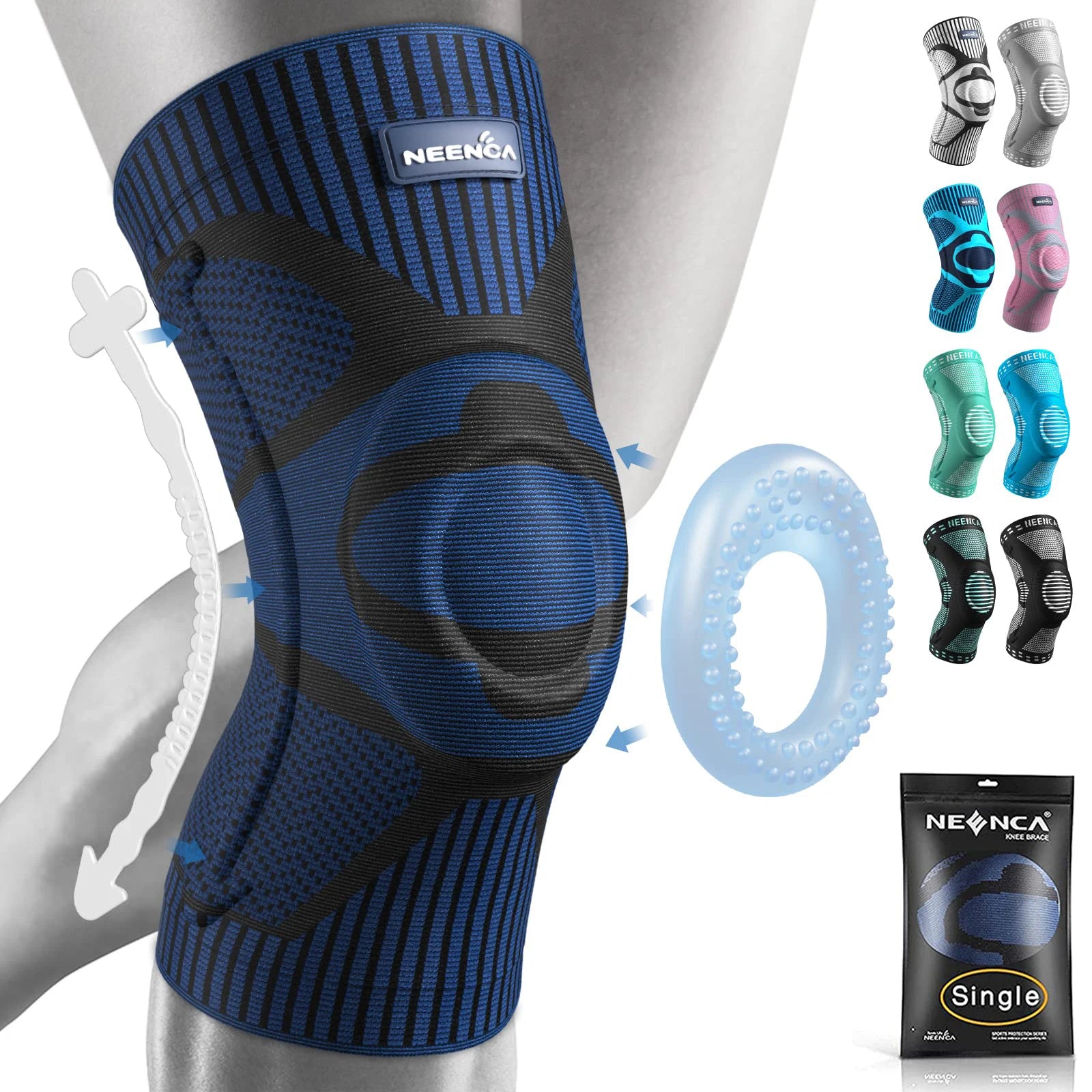 KIMLUD, NEENCA Knee BracesCompression Knee Support for Knee Pain Relief  Sleeve  Meniscus Tear ACL Arthritis Joint Pain Injury Recovery, KIMLUD Womens Clothes