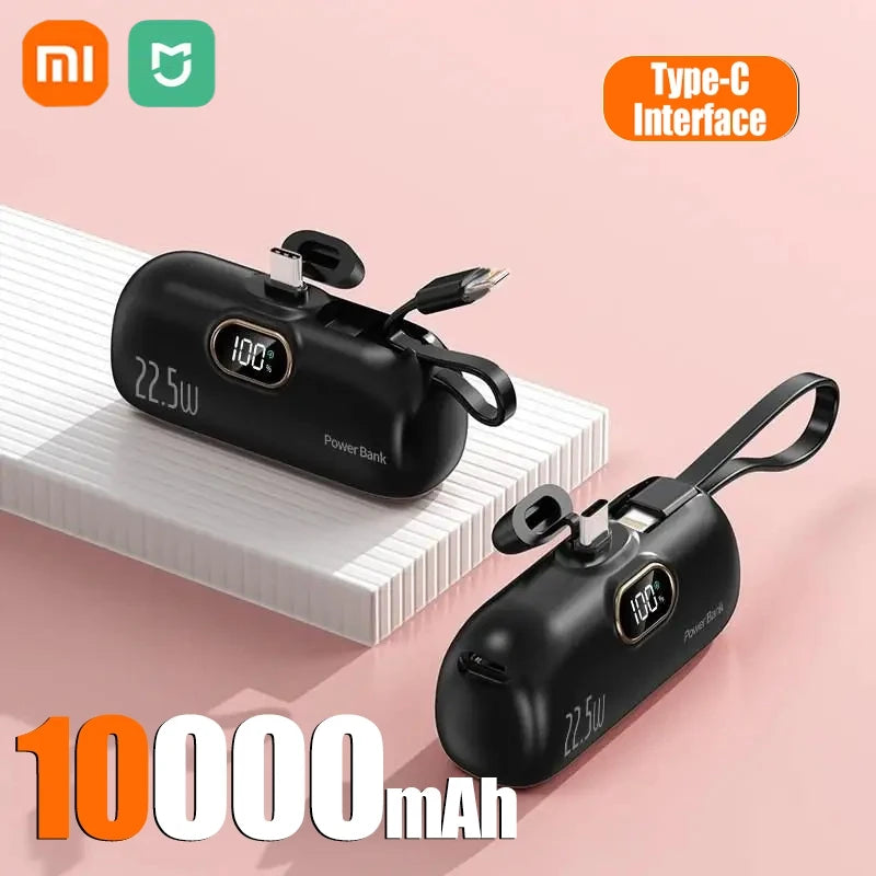 Xiaomi Mini Convenient Mobile Power Bank 30000mah Portable Fast Charging  suitable for iPhone 16 15 14 Samsung External Battery
