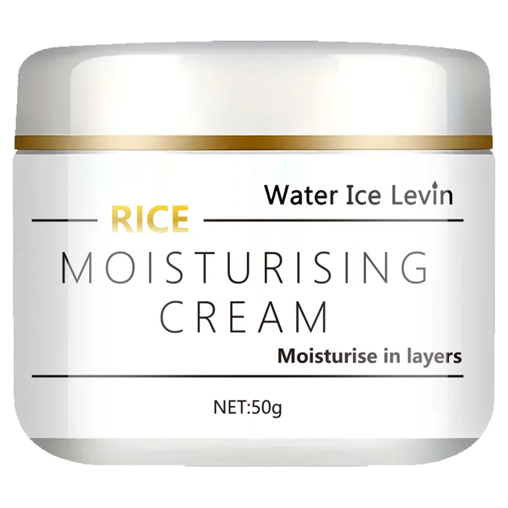 Rice Oil Moisturizing Cream Non-Greasy Hydration — White | KIMLUD