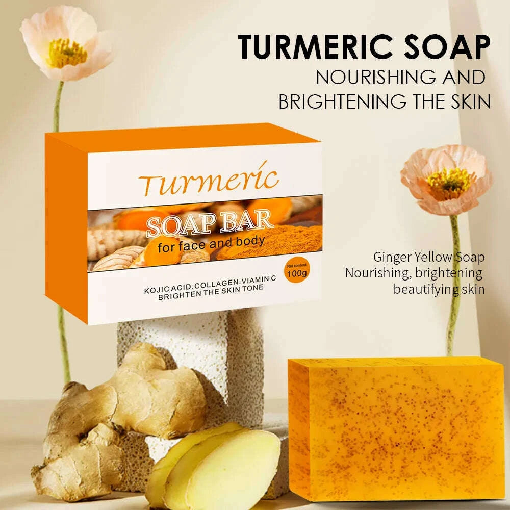 5pcs-turmeric-soap-lemon-acids-handmade-soap-kojic-acid-soap-natural-skincare-bar-for-moisturizing-and-exfoliating-body-and-facekimludkimlud-35559910
