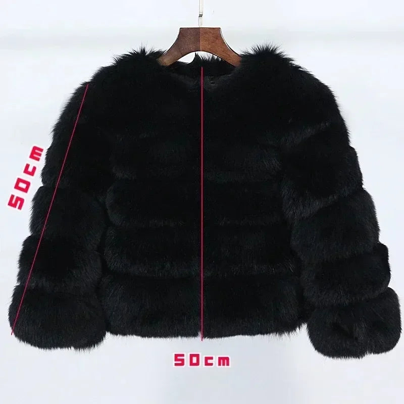 Winter Jacket Women Natural Real Coat Fox Fur Raccoon Outerwear O-neck Thick Warm Luxury Female Plus Size Streetwear