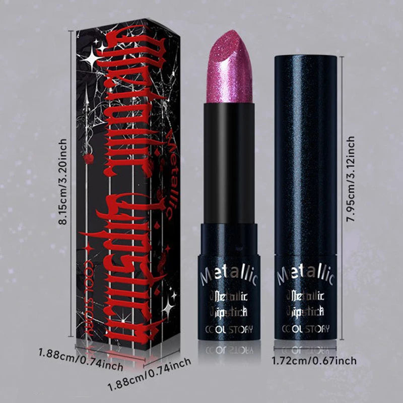 Lipstick – Waterproof Long Lasting – Metallic Purple | KIMLUD
