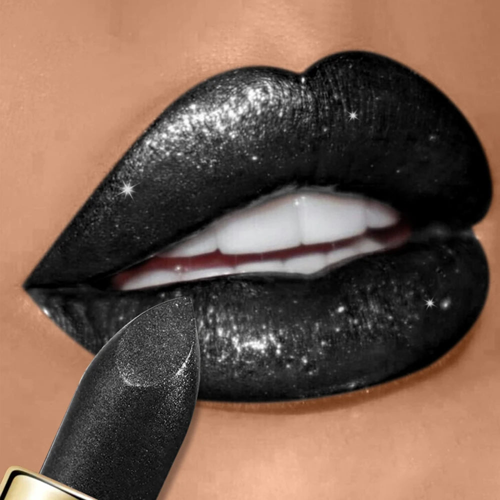 Glitter Lipstick,Sparkling Lip Gloss Lip Balm,Starry Shimmer,Moisturizing Lip Balm,Long-Lasting Lip Makeup Music Festival