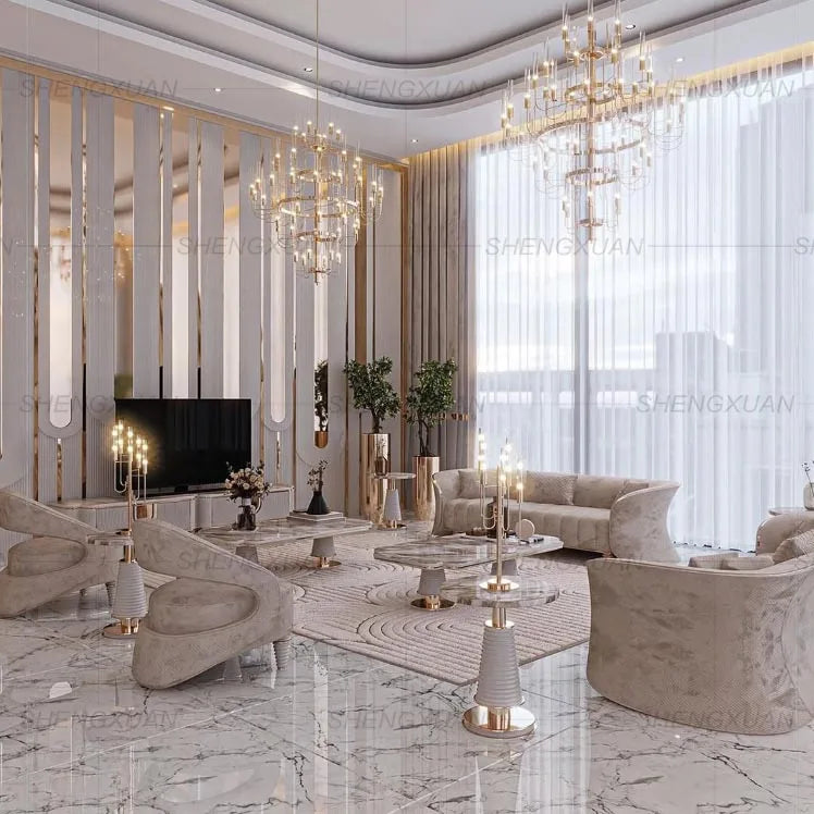 Hot-selling manufacturers, factory price customization, luxury design, restaurant furniture, marble, high-end dining table set