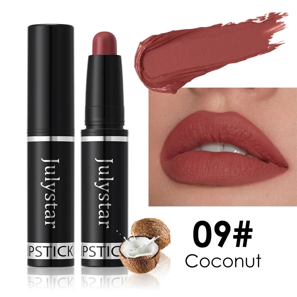 Matte Lipstick Pencil – Long-Lasting Waterproof – Nude Brown | KIMLUD