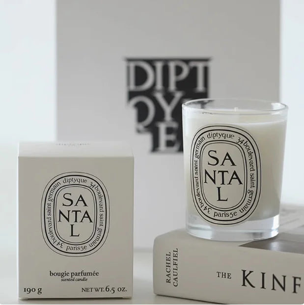 Transparent Glass Scented Candle Romantic Glow — Clear | KIMLUD