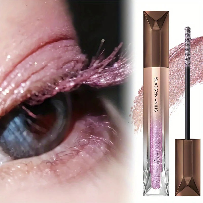 Crystal Diamond Opalescent Glitter Mascara — Black | KIMLUD