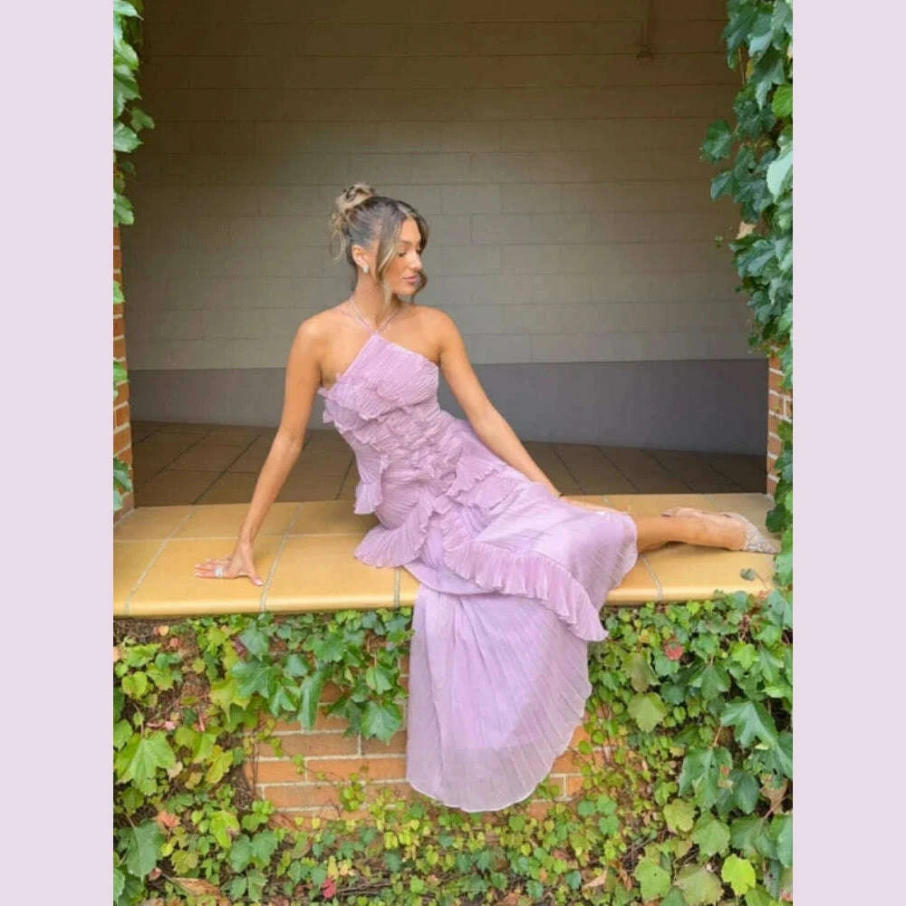 sexy-halter-neck-pleated-ruffled-long-dress-women-pink-sleeveless-backless-lace-up-folds-slim-dresses-evening-party-gownskimlud-womens-fashion-34600146