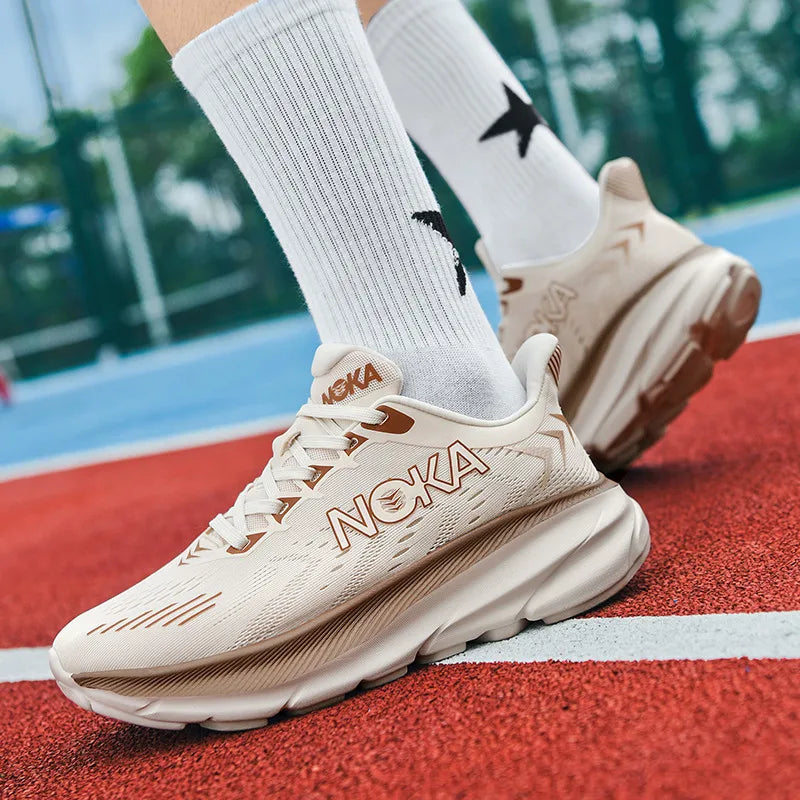 Men's Running Shoes Non-Slip Off-road Shoes Mesh Trainer Race Outdoor Breathable Cushioning Sneakers Couple Fashion Luxury shoes