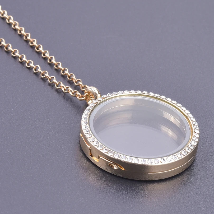 Silver-Tone Heart-Shaped Glass Reliquary Locket Pendant With Antique Filigree Keepsake Window — Silver | KIMLUD