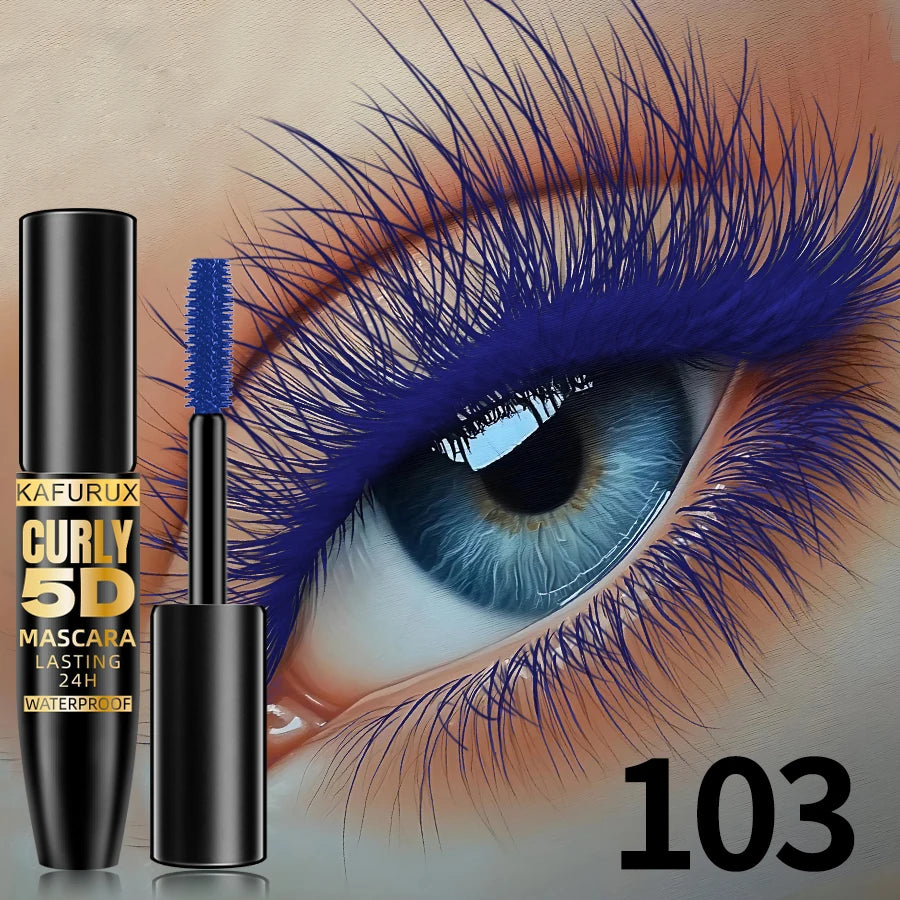 Silk 5D Mascara Waterproof Lengthened Curled Lashes Long Wearing Formula — Black | KIMLUD