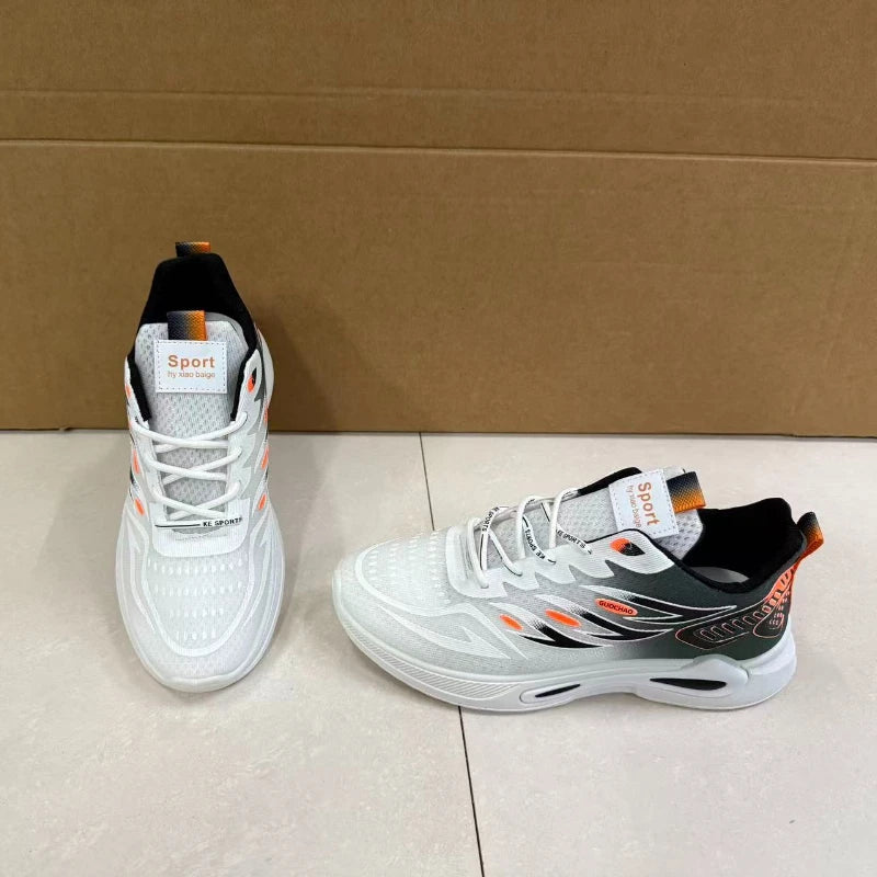 Men's Sneakers – Breathable Mesh Running Shoe – Lace-Up | KIMLUD