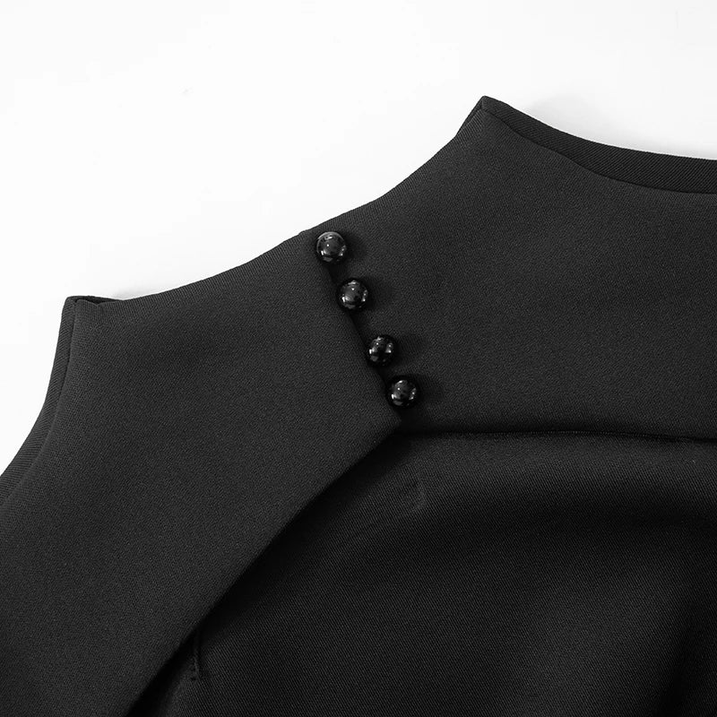 Backless Knit Dress Sculpted Seams — White | KIMLUD