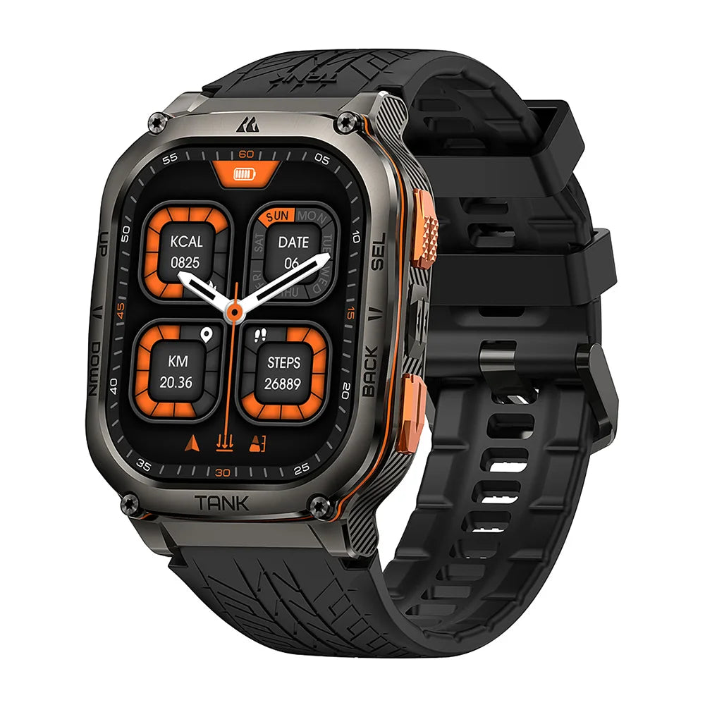 2025 KOSPET TANK M3 Ultra GPS Smartwatches Men Women Waterproof Smart watch 480mAh Digital Fitness AOD Male Electronic Watches