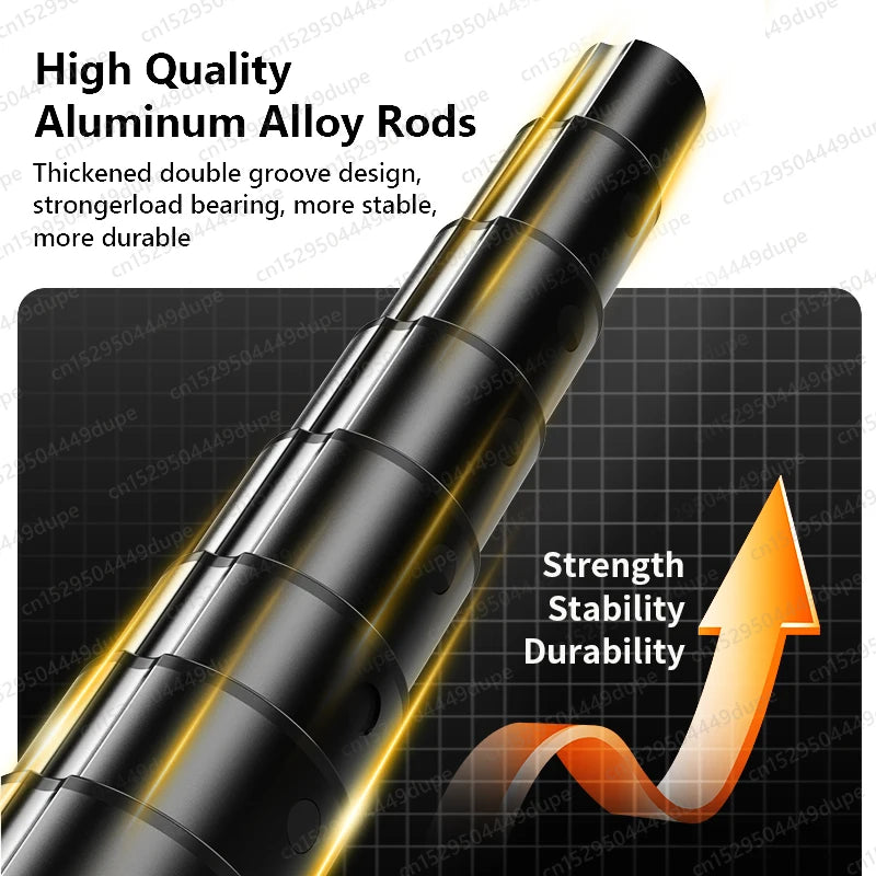 Portable Selfie Stick Tripod for Phone,Aluminum Alloy 72 inch Stand with Wireless Bluetooth,Cold Shoe for iPhone Smartphone