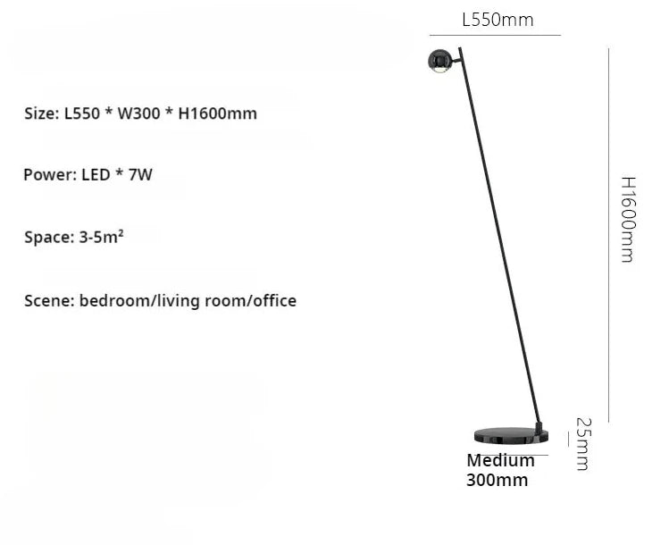 Hot Selling Wind Living Room Sofa Next To The Floor Light Modern Simple Sense Can Rotate The Hand Sensing Bedroom Floor Lamp