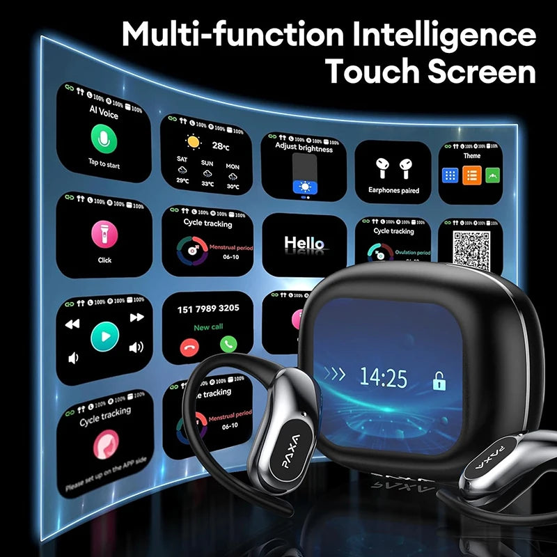 PAXA OpenAirUltra AI Translation Real Time 3-in-1 Translator Earbuds 145 Languages & Accents Bluetooth 5.4 Translating Headphone