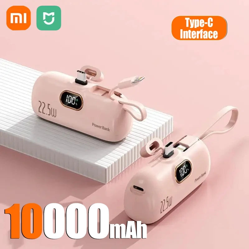 Xiaomi Mini Convenient Mobile Power Bank 30000mah Portable Fast Charging  suitable for iPhone 16 15 14 Samsung External Battery