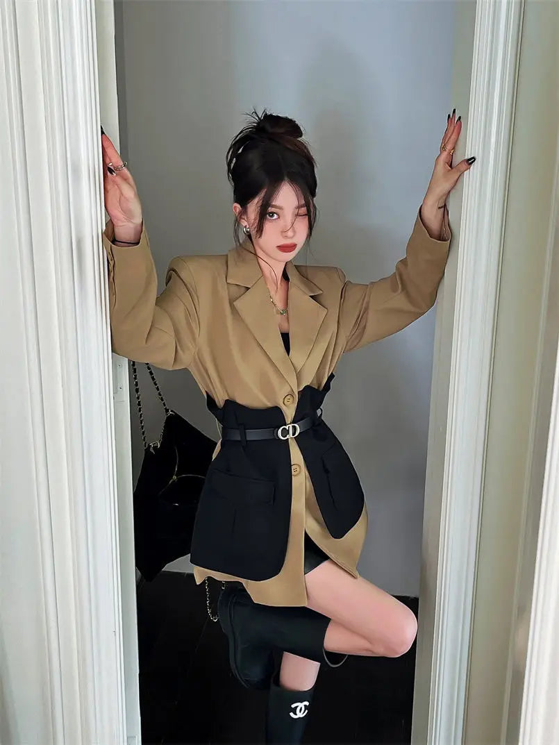 Belt – With Belt – Original Design – Khaki | KIMLUD