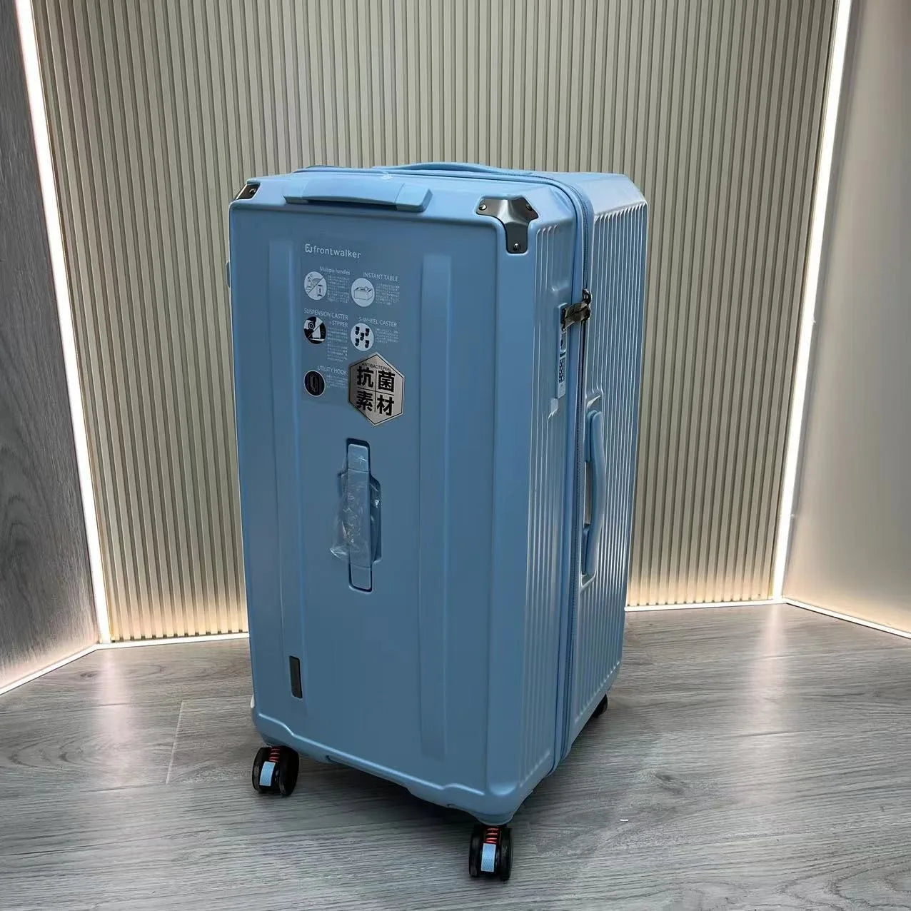 Large Size Suitcase with Five Wheels Brake Luggage Carrier 28 inch PC Material Cabin Trip Suitcase TSA Lock 32/36/50 inches