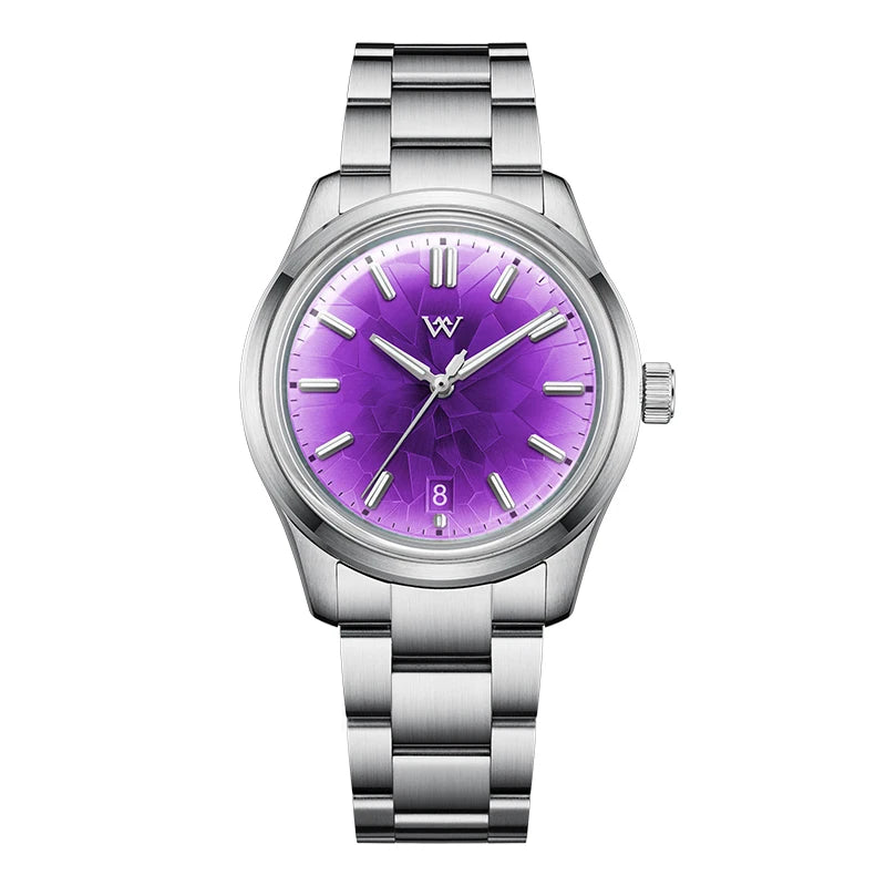 WM Watch Automatic Mechanical Watch NH35 Glacier Series 100M Water Resistant AR Coated Sapphire Welly Merck Watches For Man 226M