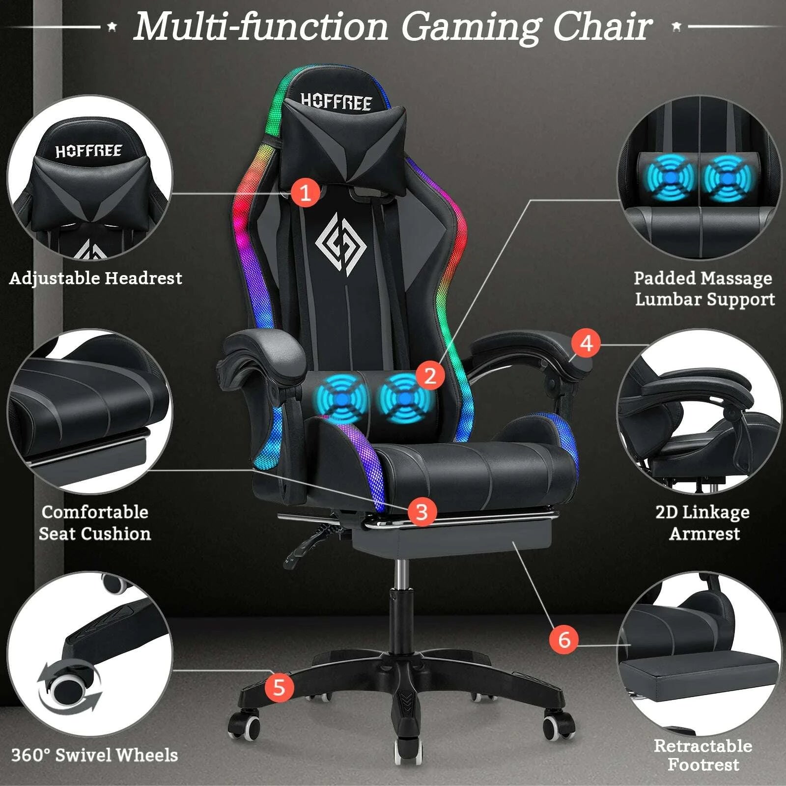gaming-chair-massage-with-led-rgb-lights-and-footrest-ergonomic-computer-chair-high-back-video-game-chair-with-adjustable-lumbarkimludkimlud-35574135