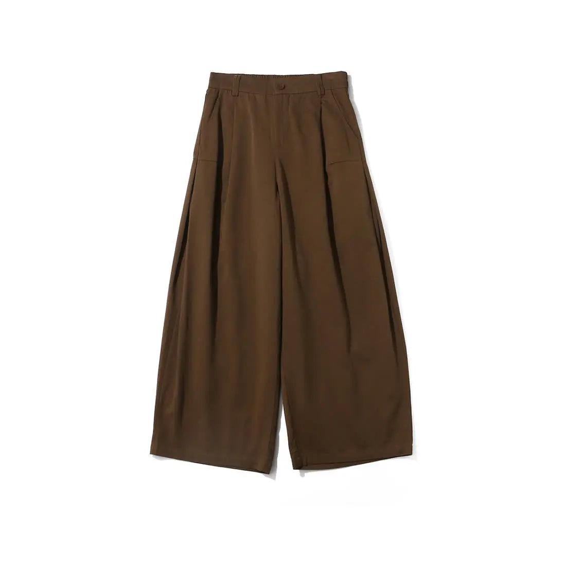 Y2k Vintage Brown Baggy Cargo Pants Men Koraen Harajuku Suit Pants Office Casual Trousers Male Wide leg Work New