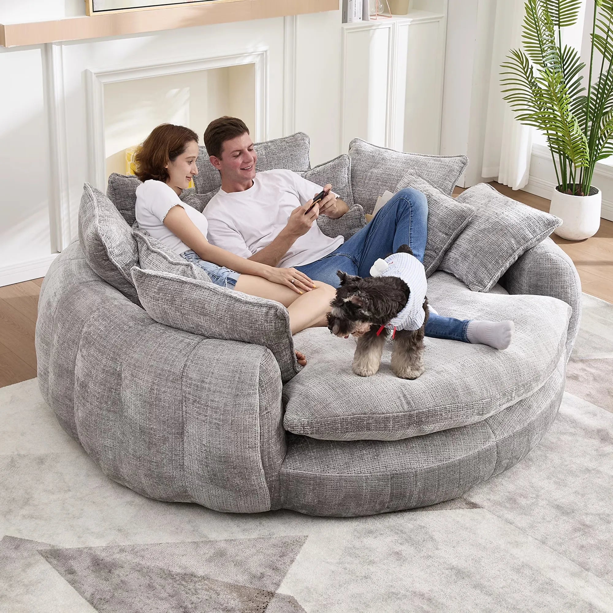 Sleeper Sofa – Cloud Couch – Chenille | KIMLUD