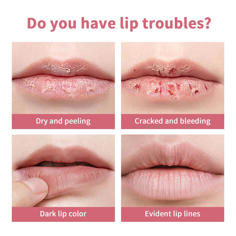NEW Pink Honey Colorless Lip Balm Lipstick Long-lasting Moisturizing Pink Gloss Lipstick Nourish Makeup Lip Care Cosmetics