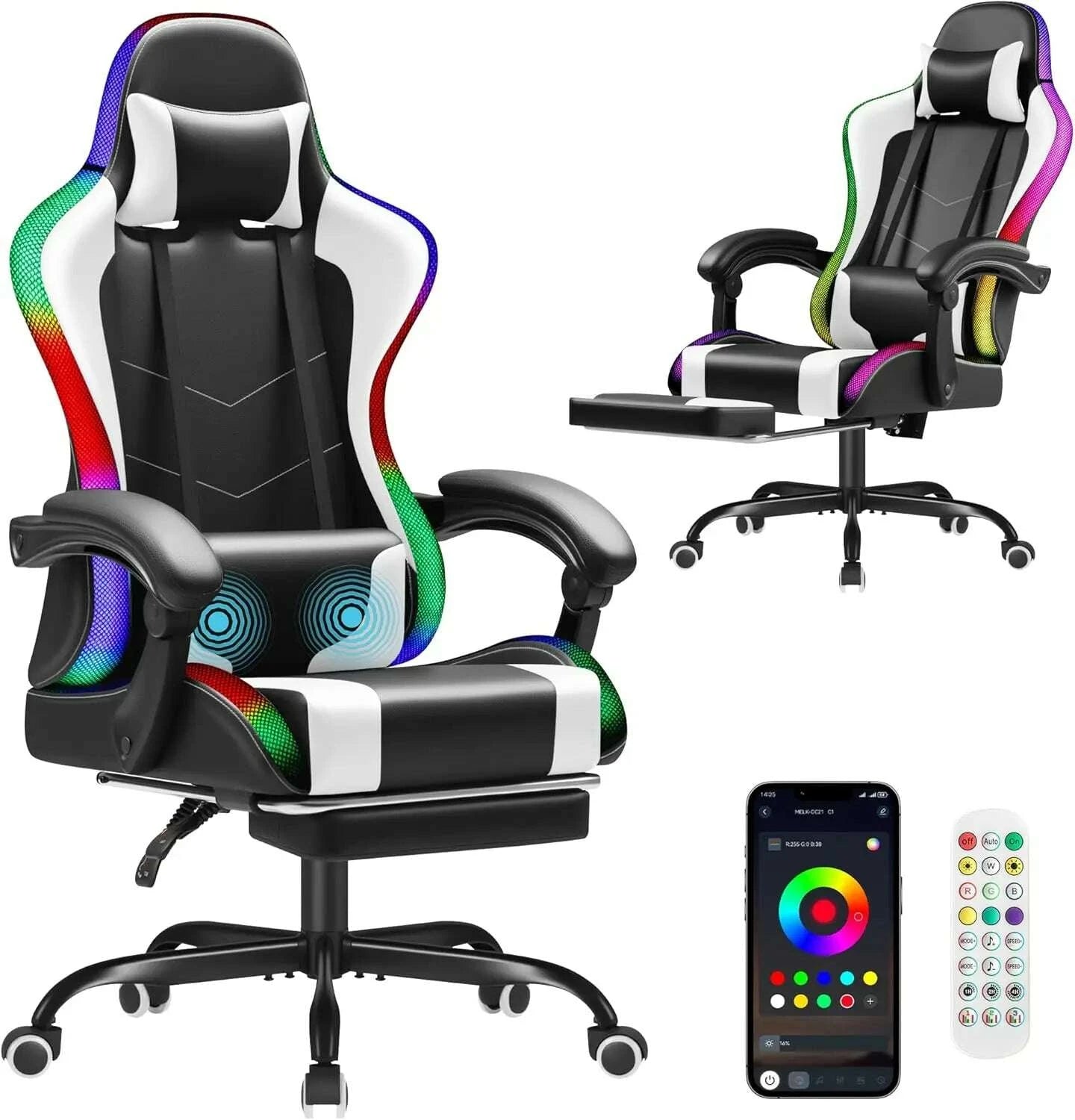 homall-gaming-chair-video-game-chair-footrest-and-massage-lumbar-support-ergonomic-computer-chair-height-adjustable-swivel-seatkimludkimlud-35574752