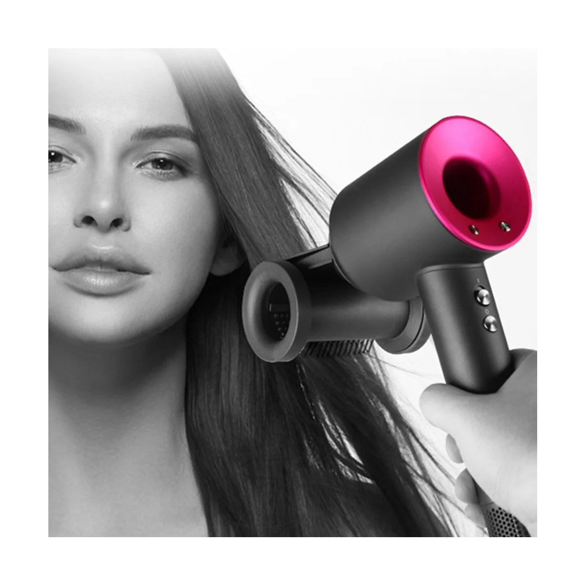 KIMLUD, New Anti-Flight Flyaway Attachment Nozzle for Dyson Supersonic Hair Dryer HD01 HD02 HD03 HD04 HD08 HD15, Default Title, KIMLUD APPAREL - Womens Clothes
