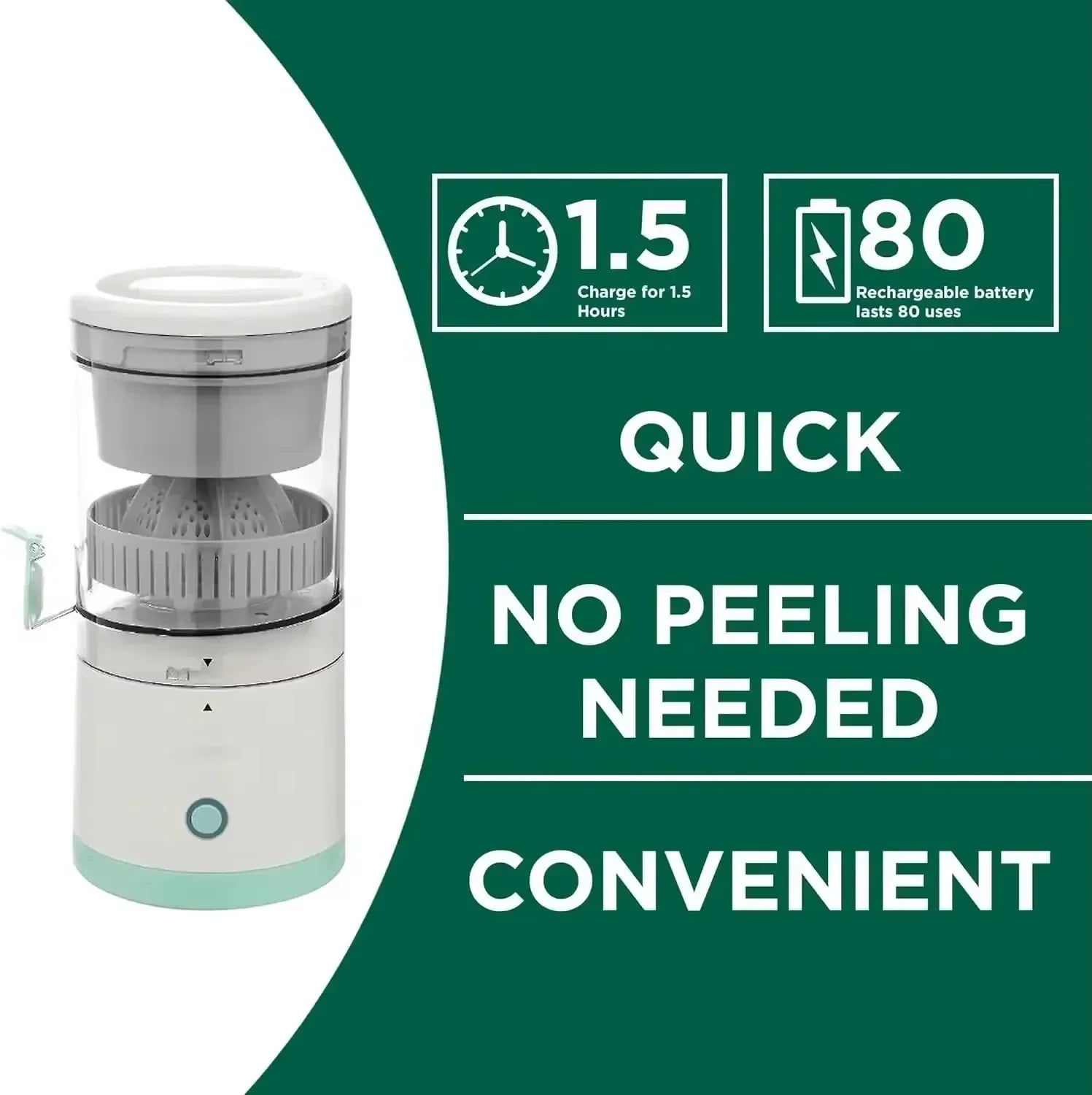 Fully Automatic Portable Juice Machine with Residue Separation Bidirectional Spiral for Home Use Fast Easy Cleaning