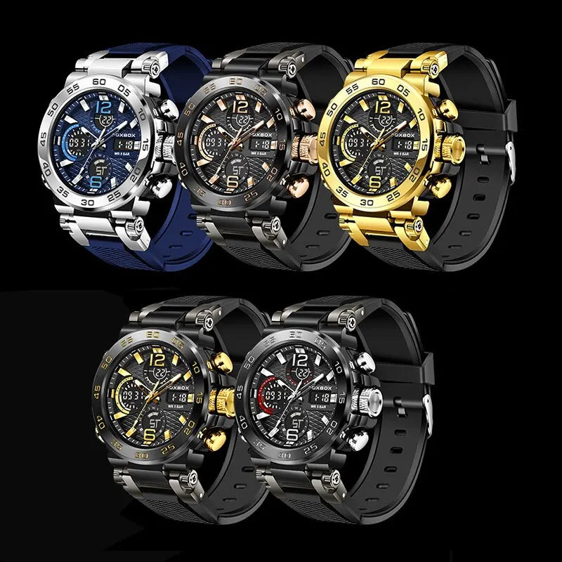 Premium Stainless Steel Chronograph Watch — Gold | KIMLUD