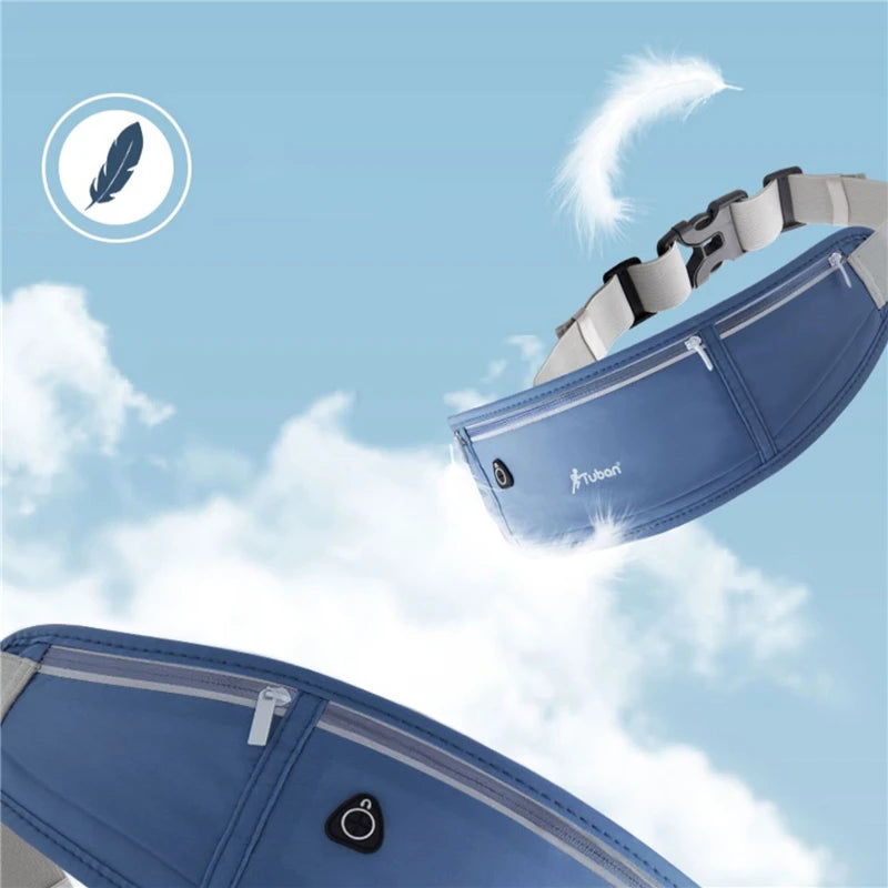 Waterproof Waist Pack Unisex Running — Sky Blue | KIMLUD