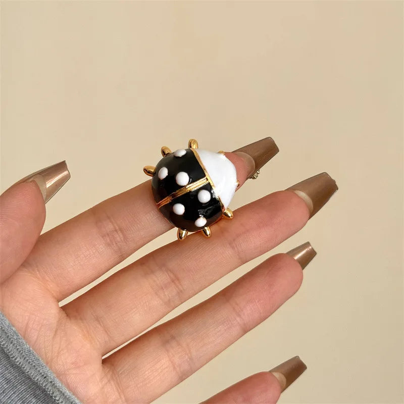 Colorful Enamel Oil Drip Doll Cute Russian Nesting Doll Green Frog Sweet Cool Stacking Ring for Women Girl Creative Jewelry