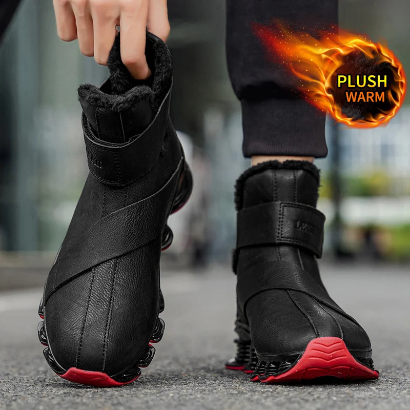 Men's Snow Boots – Waterproof – Ankle Boot | KIMLUD