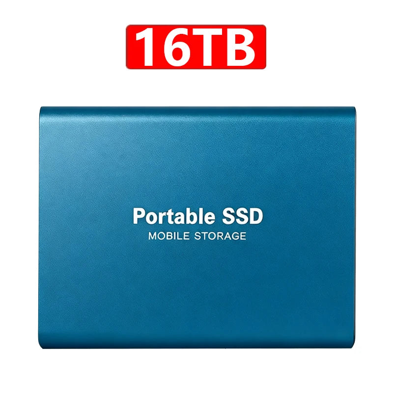 High-Speed Slim Portable External SSD 2TB — Black | KIMLUD