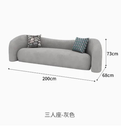 Nordic Minimalist Sofa Sculptural Silhouette And Quiet Confidence — White | KIMLUD