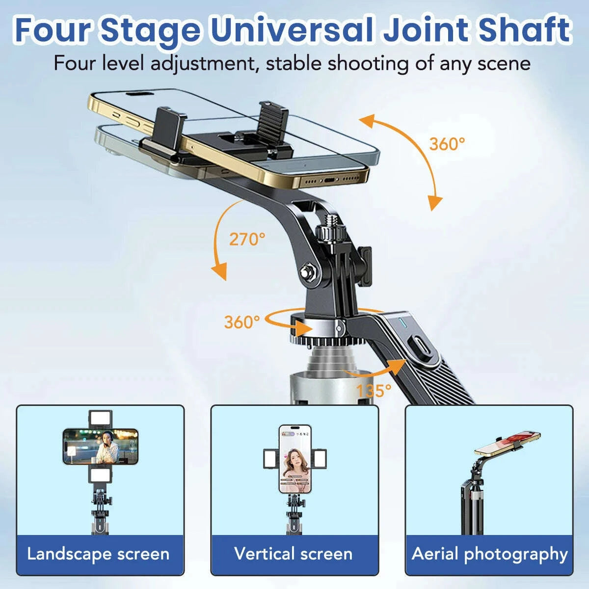 liscn-180cm-selfie-stick-tripod-360-rotation-portable-foldable-cell-phone-tripod-stand-stabilizer-for-travel-video-photographkimludkimlud-35561610