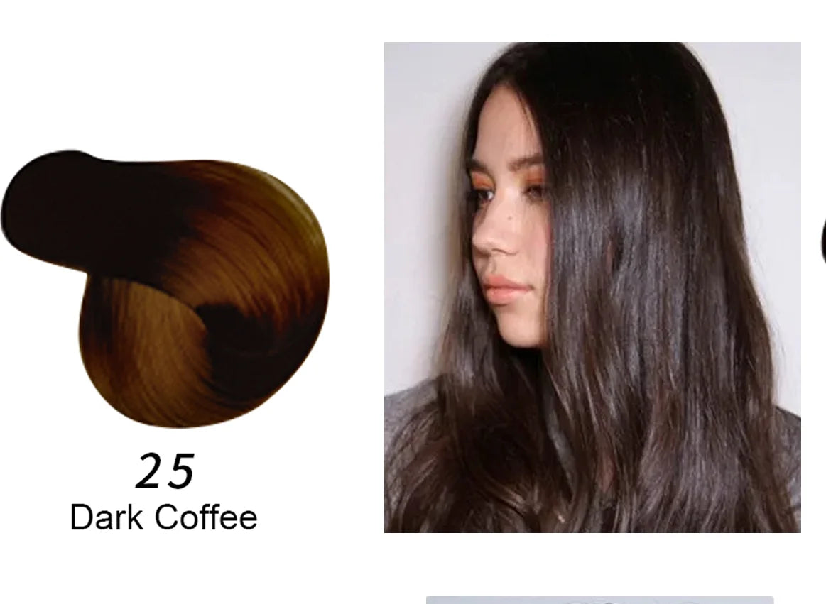 Argan Oil Hair Color Shampoo — Dark Brown | KIMLUD