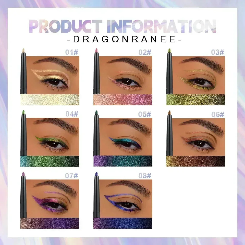 Eyeliner Pencil – Glitter Aurora Multi Chrome – Green Purple | KIMLUD